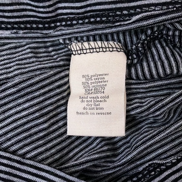 Silence + noise black and gray striped tank top - Picture 6 of 7